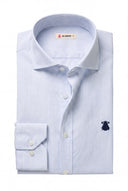 Camisa Celeste Mil Rayas Hombre