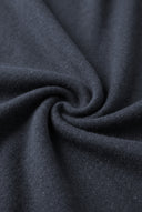 Jersey Azul Cuello Alto Algodón Hombre