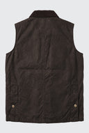Gilet matelassé bleu marine pour homme Dos gris 