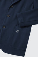 Americana Azul Marino Capucha Desmontable Hombre
