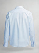 Women's Oxford Blue Shirt with Italian Collar