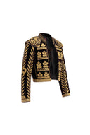 Chaquetilla Negra Torera Bordada Oro Mujer