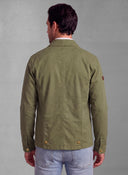 Cazadora o Sobre Camisa Verde Kaki Hombre