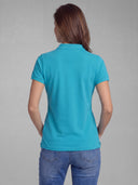 Polo Classic Azul Turquesa Mujer
