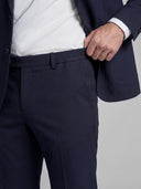 Men's Elastic Technical Blue Suit