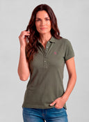 Polo Classic Verde Kaki Mujer
