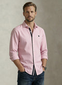 Men's Blue Oxford Polka Dot Shirt