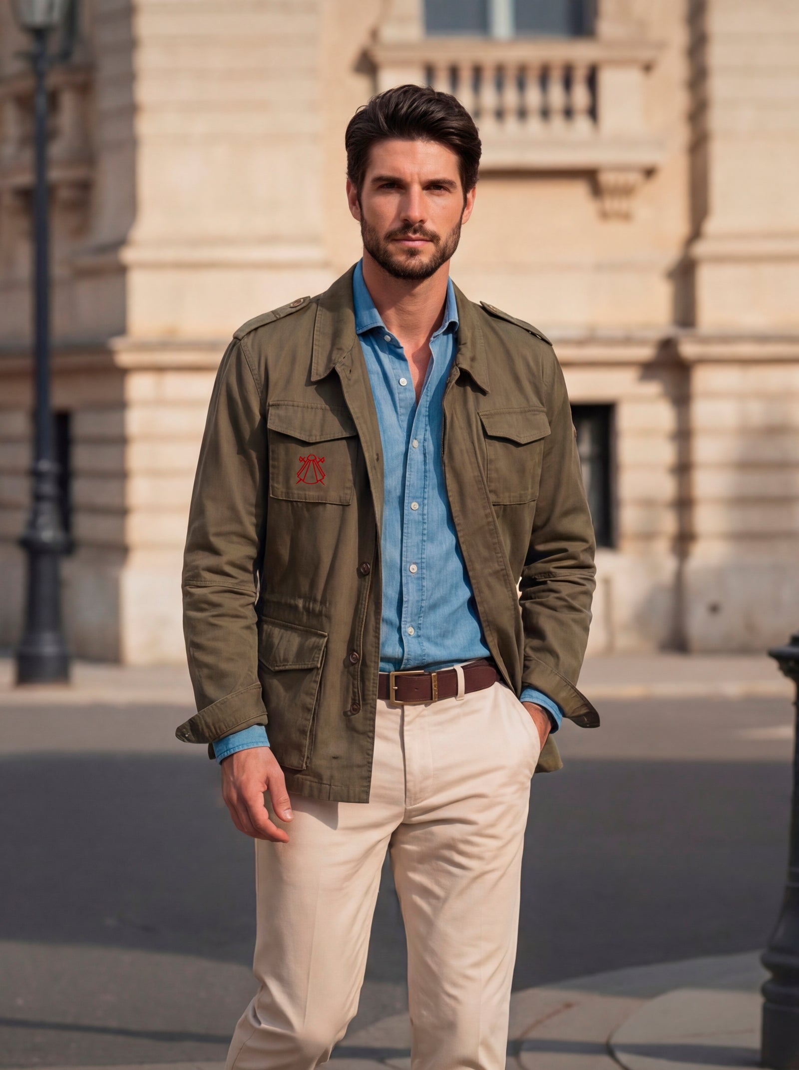 Sahariana Kaki Classic España Hombre