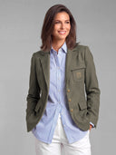 Americana  Verde Kaki Mujer