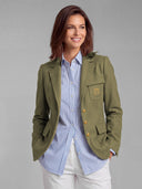 Americana  Verde Kaki Mujer