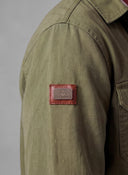 Cazadora o Sobre Camisa Verde Kaki Hombre