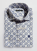 Camisa Soles Azules Lino Hombre