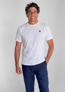 Camiseta Básica Blanca Hombre