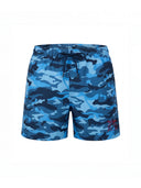 Bañador Azul Camuflaje Hombre