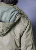 Parka España Verde Capucha Desmontable Hombre