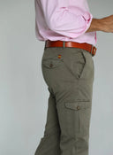 Pantalón Cargo Kaki Fino Hombre