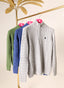 Jersey Hombre Cremallera Ochos Gris