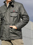 Waxed Jacket Man