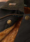Parka Encerada Verde Oscuro Hombre