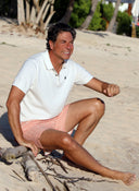 Polo Punto Crudo Liso Hombre