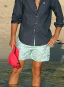 Bañador Estampado Flores Hombre