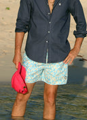 Bañador Estampado Flores Hombre