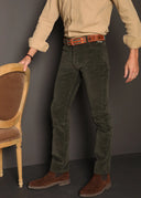 Ecru Micro Corduroy Men's Pants