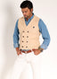 Gilet Campero en maille camel pour homme