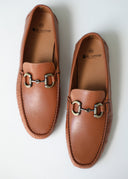Mocasín Marrón Hebilla Napa Hombre