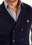 Men's Navy Blue Knit Campero Vest