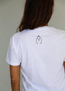 Camiseta Blanca Morante Smoking Mujer