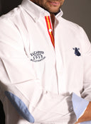 Camisa Blanca Regata España Hombre