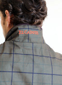 Chaleco Cuadros Verde Caza Hombre