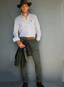 Pantalón Chino Verde España Hombre