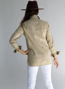 Camisa Camel Oversize Mujer