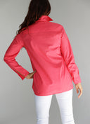 Camisa Coral Oversize Mujer