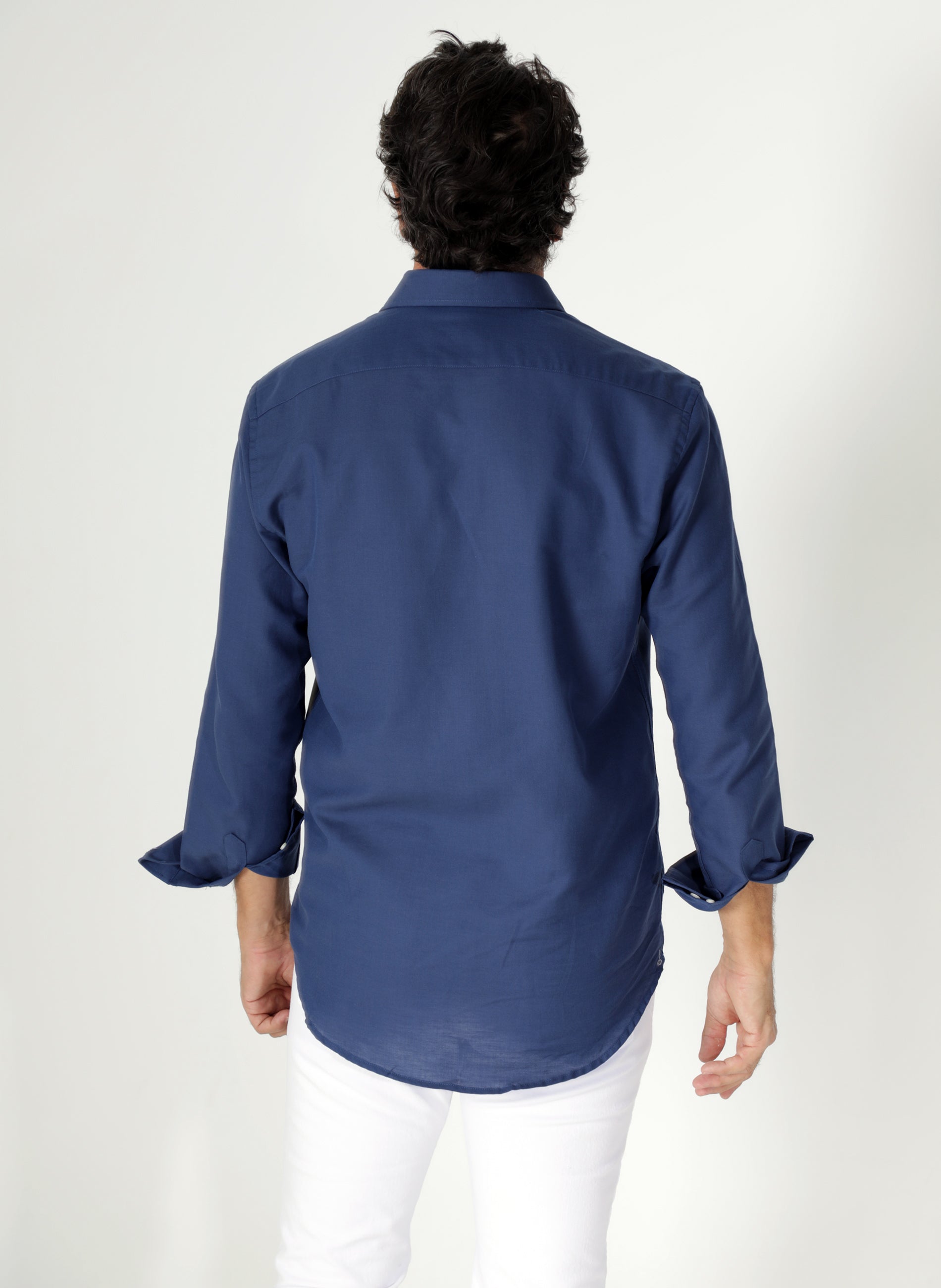 Shibuya Blaues Herrenhemd
