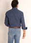 Camisa Azul Lunares Hombre