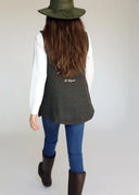 Chaleco Kaki Pelo Mujer