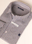 Camisa Cuadro Vichy Azul y Marrón Hombre