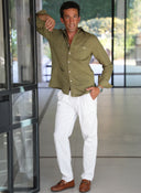 Guayabera Kaki Hombre