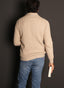 Chaqueta Beige Cuello Smoking Hombre