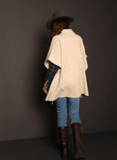 Poncho Camel Mujer