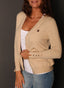 Cardigan Beige Mujer