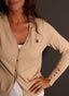 Cardigan Beige Mujer