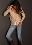 Cardigan Beige Mujer