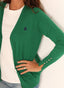 Cardigan Verde Esmeralda Mujer