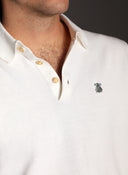 Polo Punto Crudo Liso Hombre