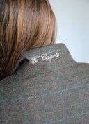 Abrigo Capa Verde Caza Mujer