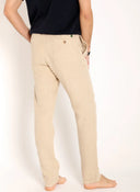 Pantalón Camel Lino Cordón Hombre